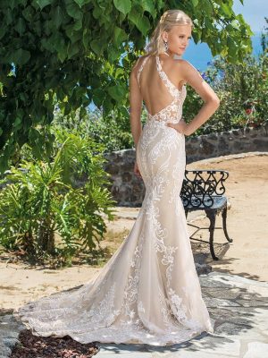 Casablanca Josephine Fit and Flare Modern minimalist wedding dresses