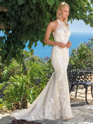 Casablanca Josephine Fit and Flare Wedding Dress