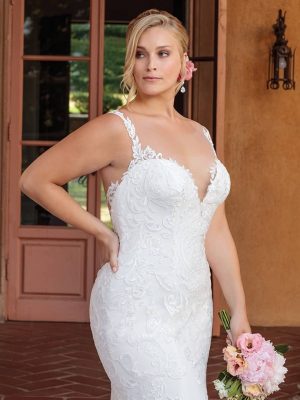 Casablanca Kinsley Fit and Flare Couture wedding dresses USA
