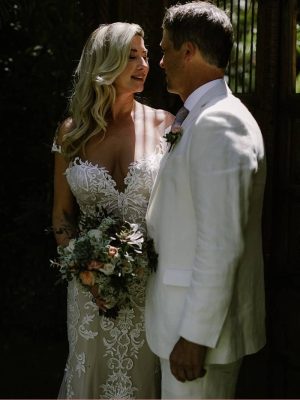 Casablanca Kinsley Fit and Flare San Diego bridal fashion