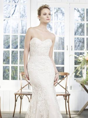 Casablanca Laurel Fit and Flare Best bridal shop in San Diego
