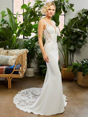 Casablanca Lexi Fit and Flare Wedding Dress