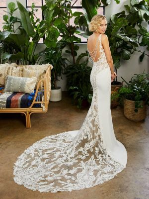 Casablanca Lexi Fit and Flare bridal shop