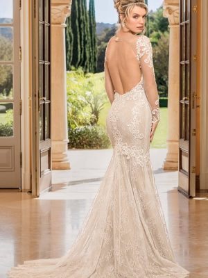 Casablanca Lisette Fit and Flare Handmade wedding dresses USA