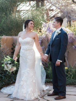 Casablanca Lotus Trumpet Lace wedding dresses San Diego