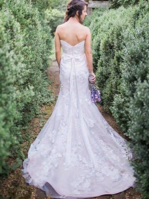 Casablanca Lotus Trumpet Vintage wedding dress collection