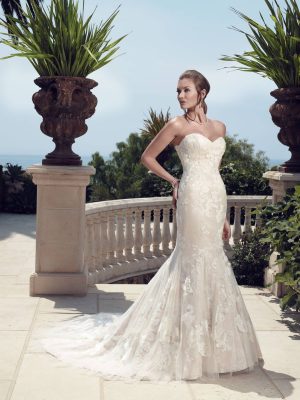 Casablanca Lotus Trumpet Wedding dress stores near me