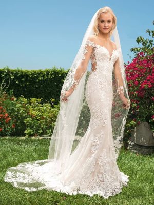 Casablanca Madelyn Fit and Flare Wedding Dress