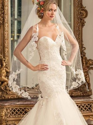Casablanca Marni Mermaid Designer wedding dresses San Diego