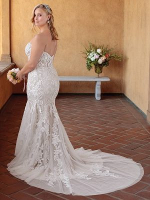 Casablanca Masie Fit and Flare Best bridal boutique in San Diego