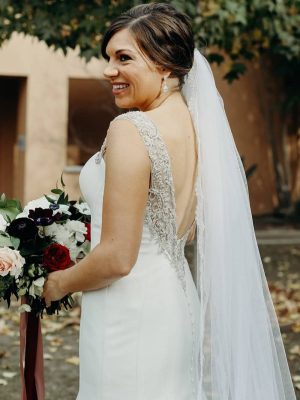 Casablanca Maya Fit and Flare Wedding Dress 3