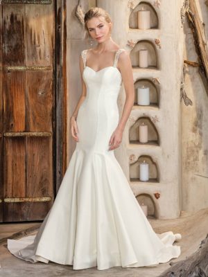 Casablanca Maya Fit and Flare Wedding Dress 4