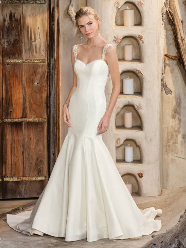 Casablanca Maya Fit and Flare Wedding Dress 4