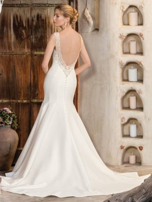 Casablanca Maya Fit and Flare Wedding Dress 5