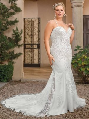 Casablanca Soraya Fit and Flare Custom wedding dresses near me