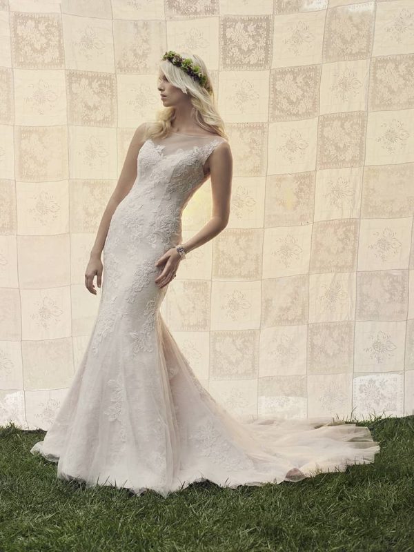 Casablanca Stargazer Fit n Flare Wedding Dress
