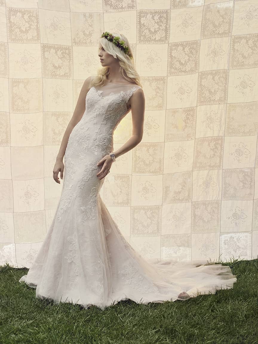 Casablanca Stargazer Fit n Flare Wedding Dress