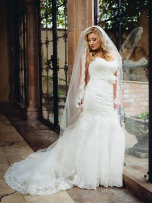 Casablanca Style 1995 Mermaid Custom wedding dresses San Diego