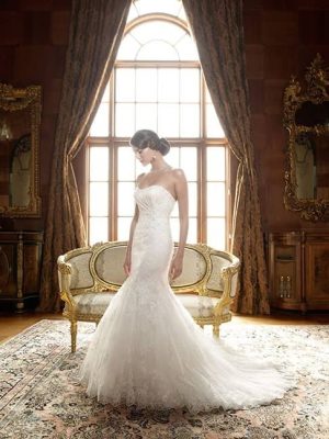 Casablanca Style 1995 Mermaid Plus size wedding dresses San Diego