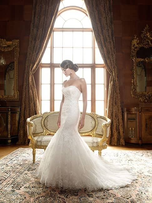 Casablanca Style 1995 Mermaid Plus size wedding dresses San Diego