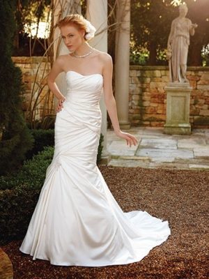 Casablanca Style 2037 Sheath Wedding Dress