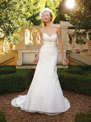 Casablanca Style 2049 Trumpet Wedding Dress