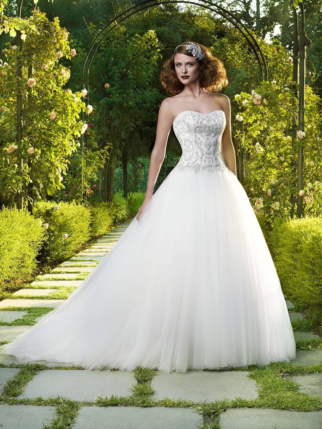 Casablanca Style 2071 Ball Gown Handmade wedding dresses USA