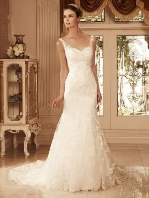Casablanca Style 2099 Trumpet Wedding Dress