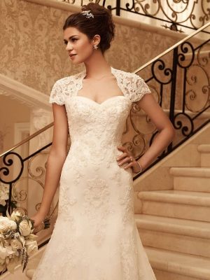 Casablanca Style 2102 Fit and Flare Wedding Gown