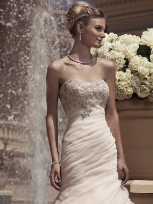 Casablanca Style 2107 Mermaid Classic wedding dresses with long trains