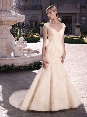 Casablanca Style 2120 Mermaid Bridal gown San Diego showroom