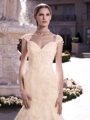 Casablanca Style 2120 Mermaid Bridal gown shopping San Diego