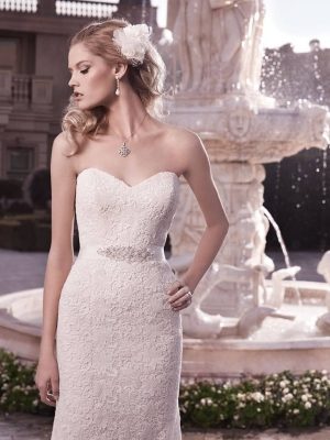 Casablanca Style 2131 Sheath Bespoke wedding dresses worldwide