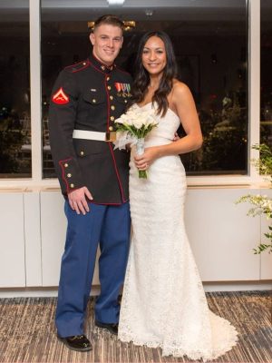 Casablanca Style 2131 Sheath Bridal gown San Diego showroom
