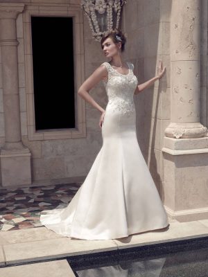 Casablanca Style 2141 Fit and Flare Wedding Dress