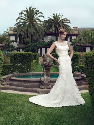 Casablanca Style 2146 Trumpet Modern minimalist wedding dresses