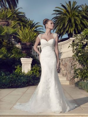 Casablanca Style 2151 Trumpet Wedding Dress