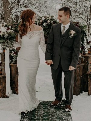Casablanca Style 2169 Sheath Wedding Dress 4