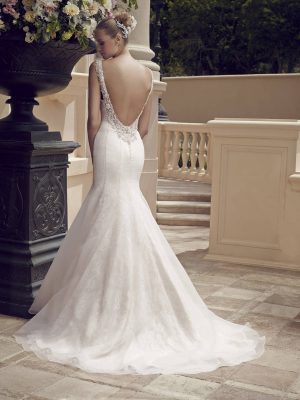 Casablanca Style 2185 Trumpet Luxury wedding gowns San Diego