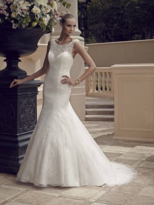 Casablanca Style 2185 Trumpet Wedding Dress