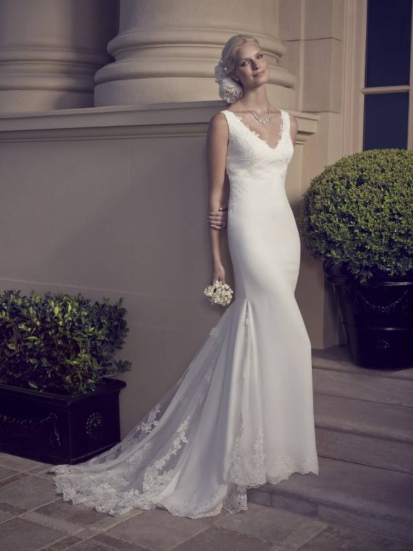 Casablanca Style 2186 Sheath Wedding Gown