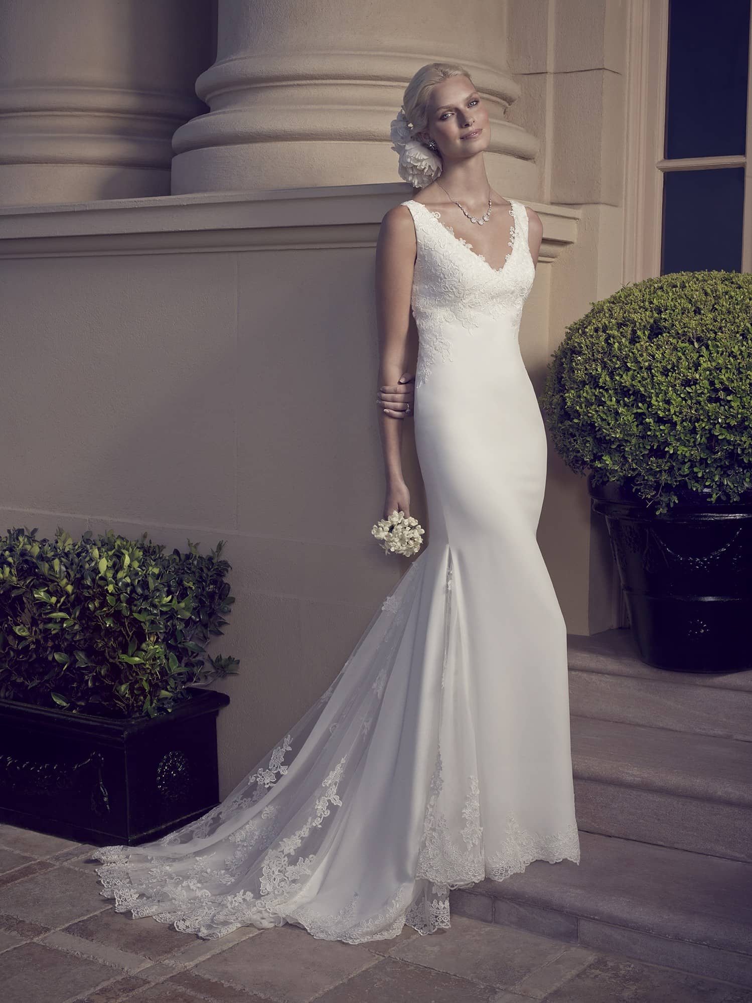 Casablanca Style 2186 Sheath Wedding Gown