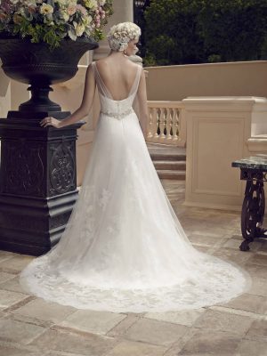 Casablanca Style 2196 Fitted A Line Wedding Dress Gown