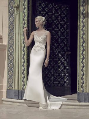 Casablanca Style 2202 Sheath Romantic lace wedding dresses