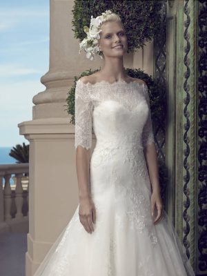 Casablanca Style 2203 Trumpet Beach wedding dresses San Diego