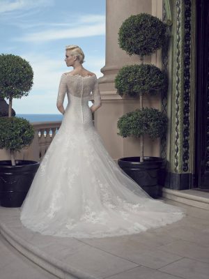 Casablanca Style 2203 Trumpet Bridal gown shopping San Diego