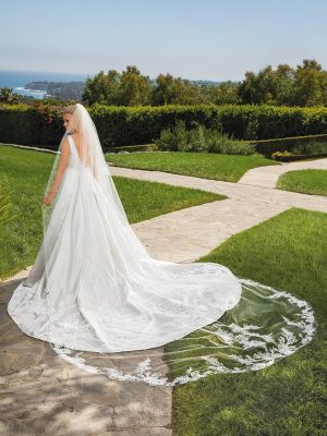 Casablanca Vivian Ballgown Wedding gown alterations San Diego
