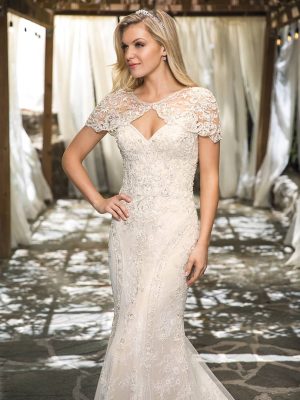 Casablanca Whitney Fit and Flare Top rated wedding dress store San Diego