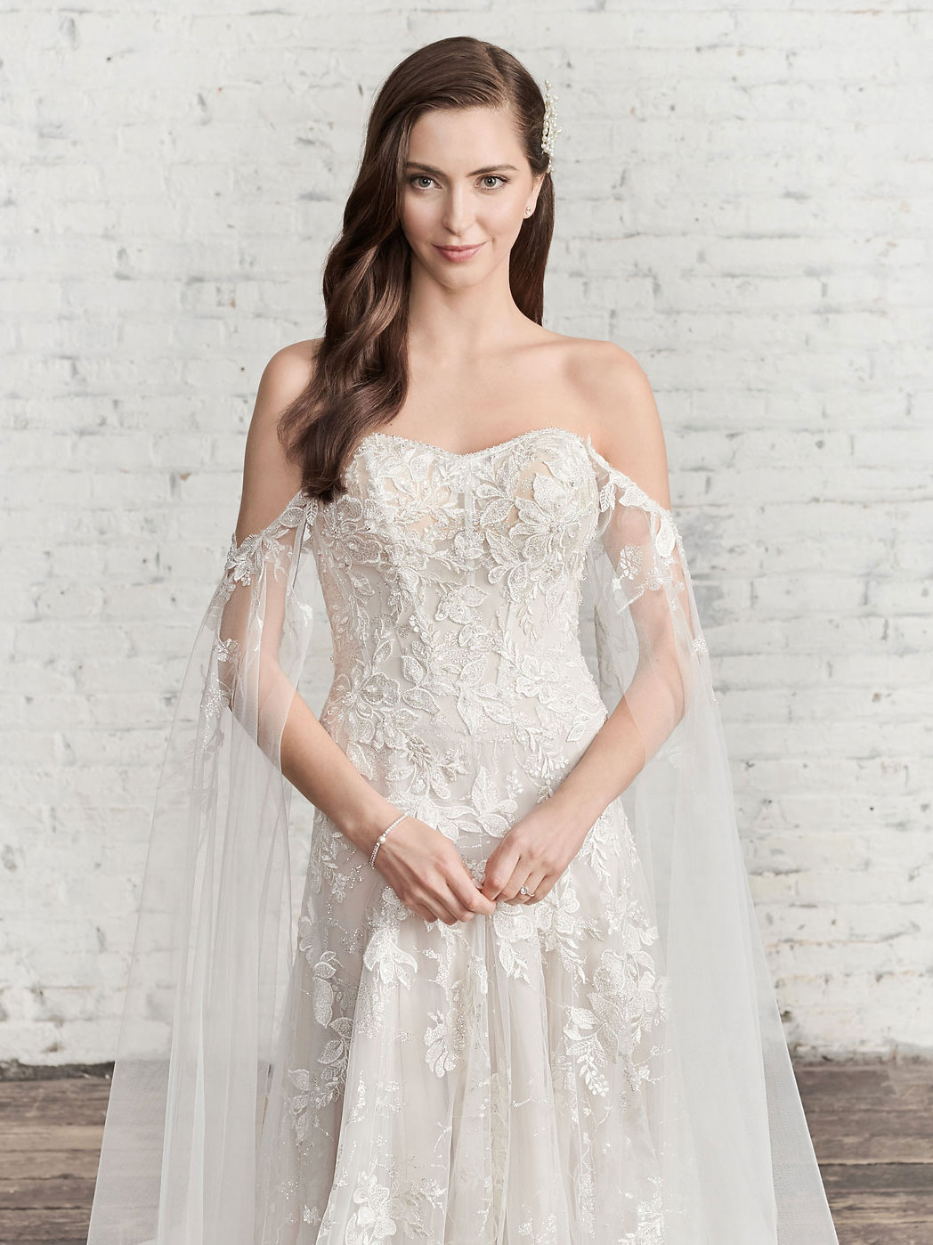 Kenneth Winston Style 1969 A Line Wedding Dress 01