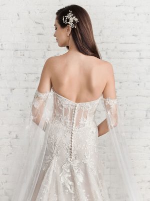 Kenneth Winston Style 1969 A Line Wedding Dress 02